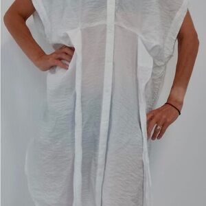 H&M White Sheer Blouse